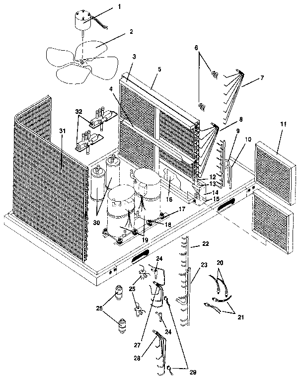 FUNCTIONAL REPLACEMENT PARTS-7-1/2 THRU 10 TON UNITS