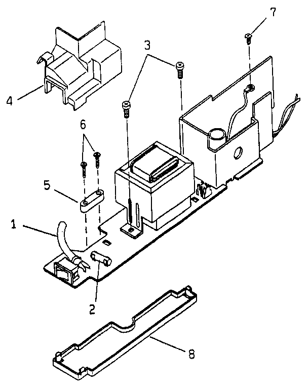 Power supply pcb assembly
