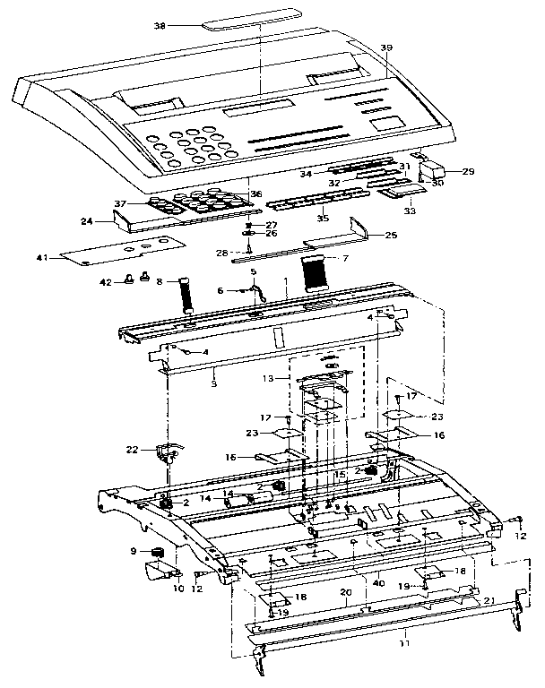 Panel frame (fax600a)