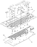 Keyboard mechanism/usa. english
