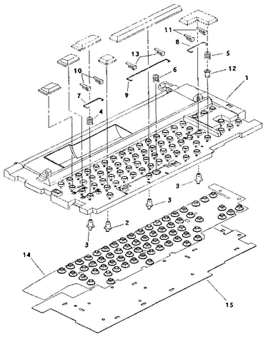 Keyboard mechanism/usa. english