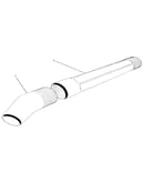 Blower tube assembly