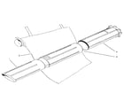 Toro 850 vacuum tubes and bagging kit diagram