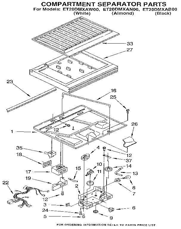 Compartment separator