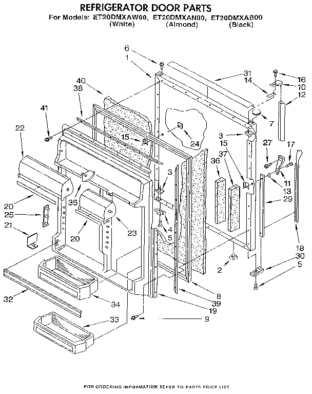 Refrigerator door