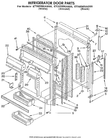 Refrigerator door