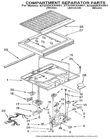 Compartment separator