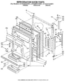 Refrigerator door