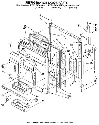 Refrigerator door