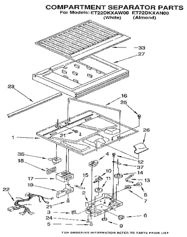 Compartment separator