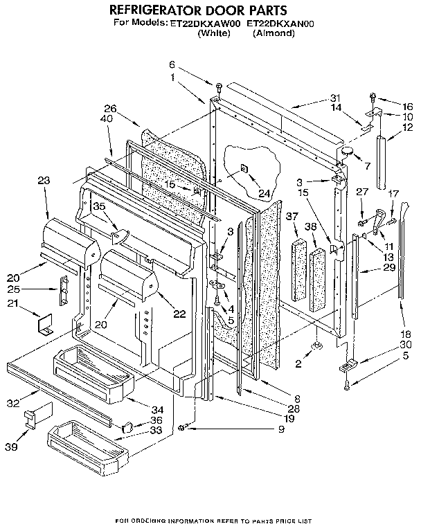 Refrigerator door