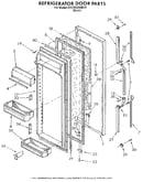 Refrigerator door