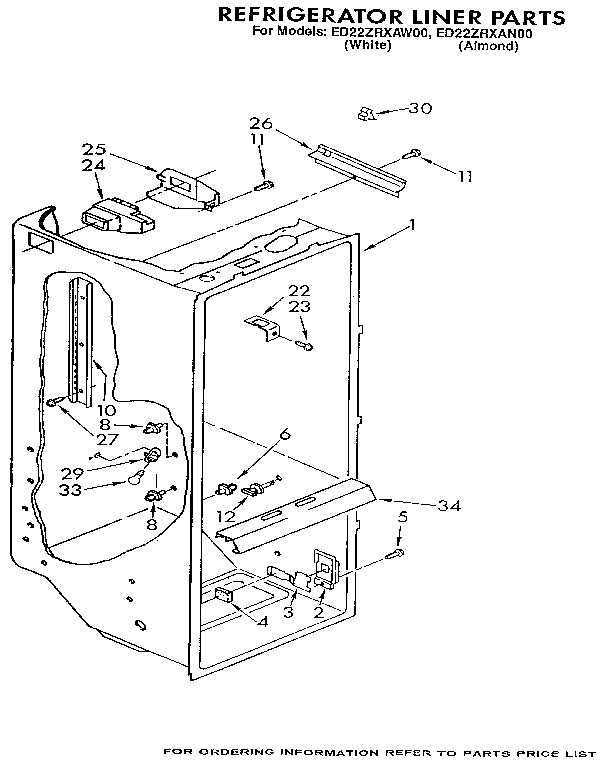 REFRIGERATOR LINER