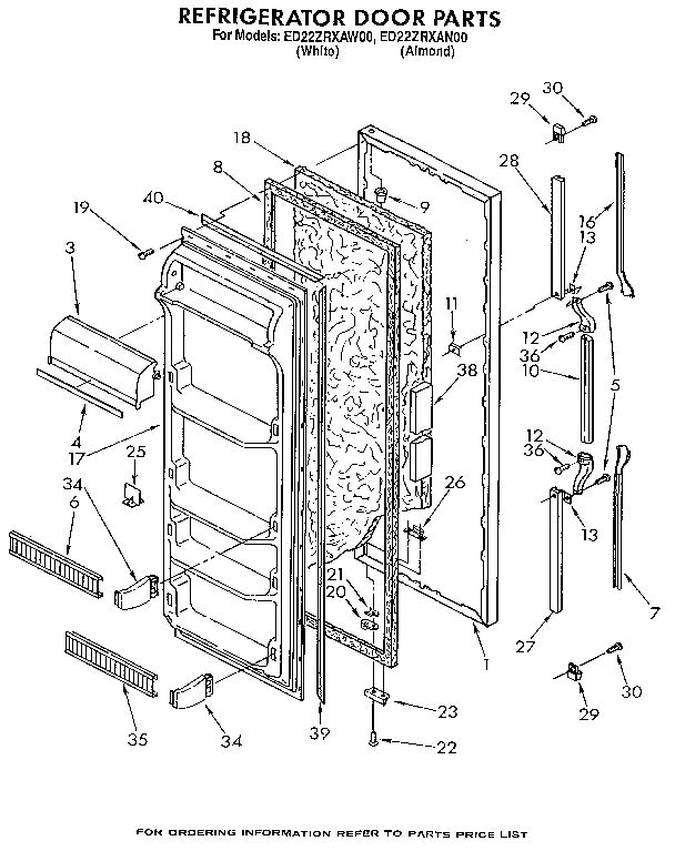 Refrigerator door