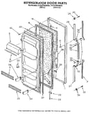 Refrigerator door