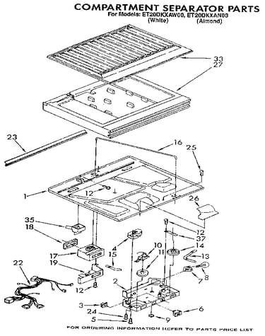 Compartment separator