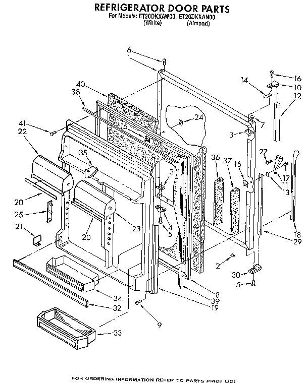 Refrigerator door