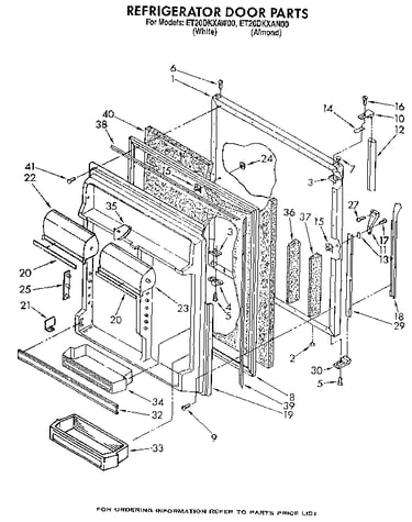Refrigerator door