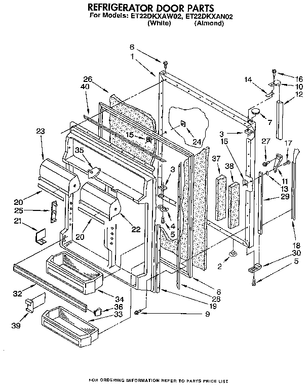 Refrigerator door
