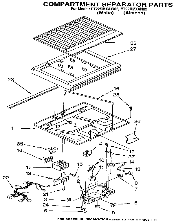 Compartment separator