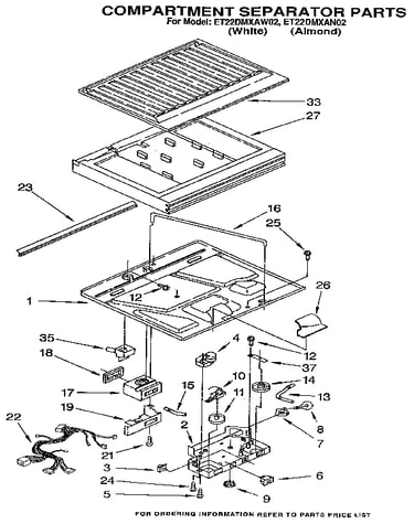 Compartment separator