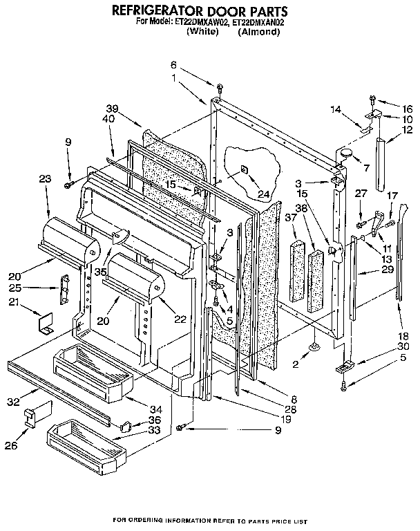 Refrigerator door
