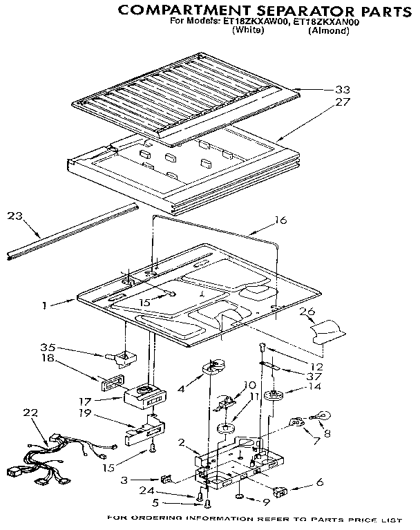 Compartment separator