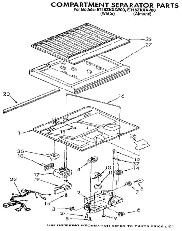 Compartment separator