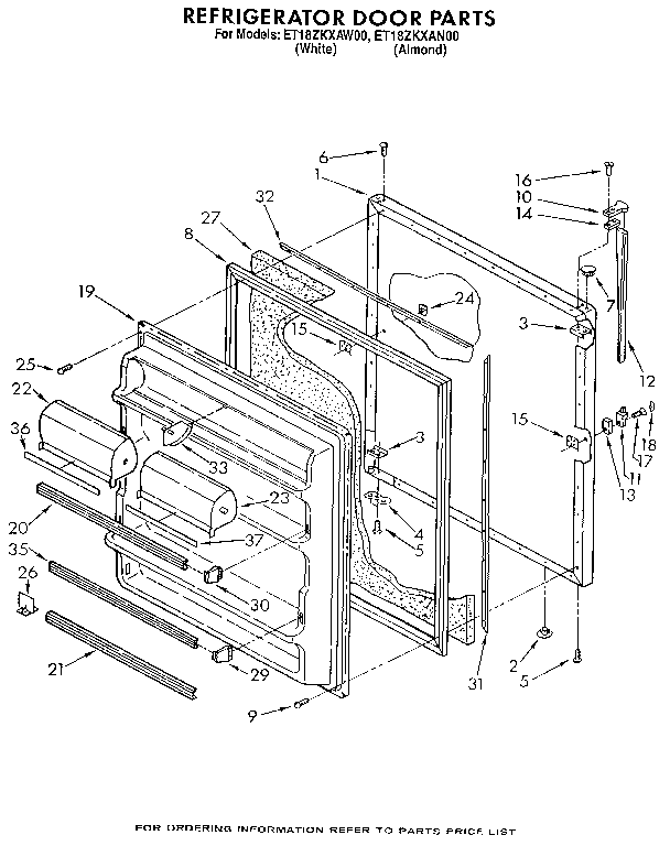 Refrigerator door