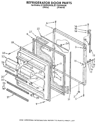 Refrigerator door