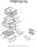 Refrigerator shelf