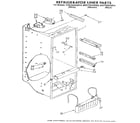 Whirlpool ED27DQXAB04 refrigerator liner diagram