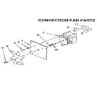 KitchenAid KEBS277YBL2 convection fan parts diagram