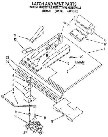 Latch and vent