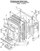 Refrigerator door