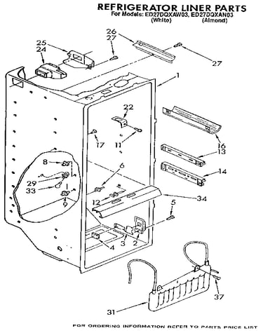 Refrigerator liner