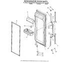 Whirlpool ED27DQXAN05 refrigerator door diagram