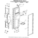 Whirlpool ED27DQXAN05 freezer door diagram