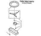 Whirlpool MT9160XYQ1 turn table diagram