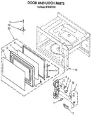 Door and latch