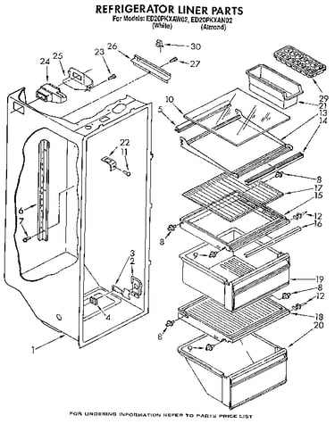 Refrigerator liner