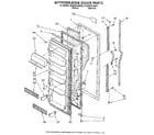 Whirlpool ED20PKXAW02 refrigerator door diagram