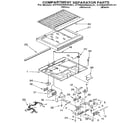KitchenAid KTRS22MAWH01 compartment separator diagram