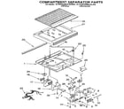 KitchenAid KTRS22MAAL00 compartment separator diagram