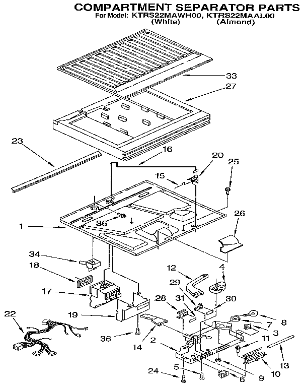 Compartment separator