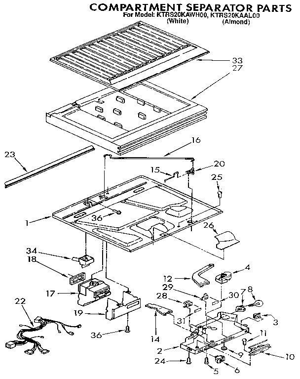 Compartment separator