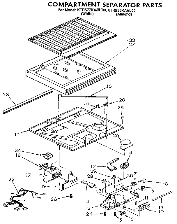 Compartment separator