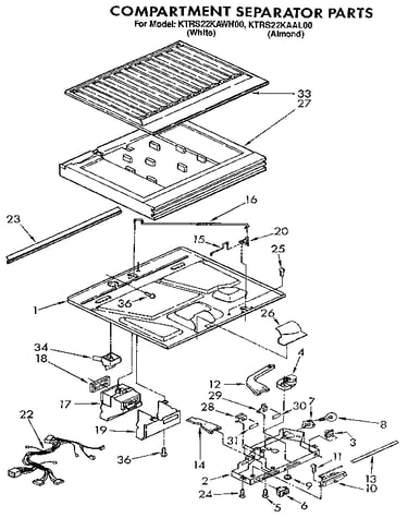 Compartment separator