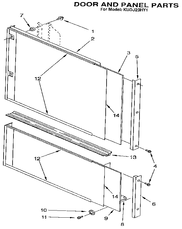 Door and panel