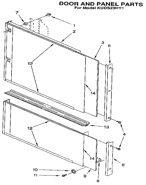 Door and panel